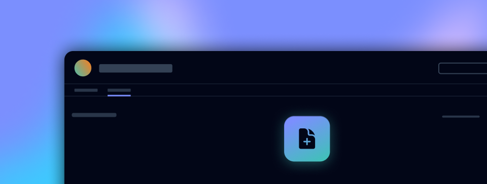 mockup outline image showing a new doctave project