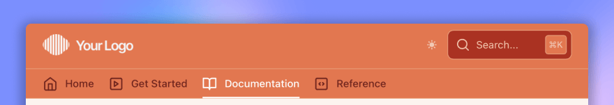 example of a customized header in Doctave