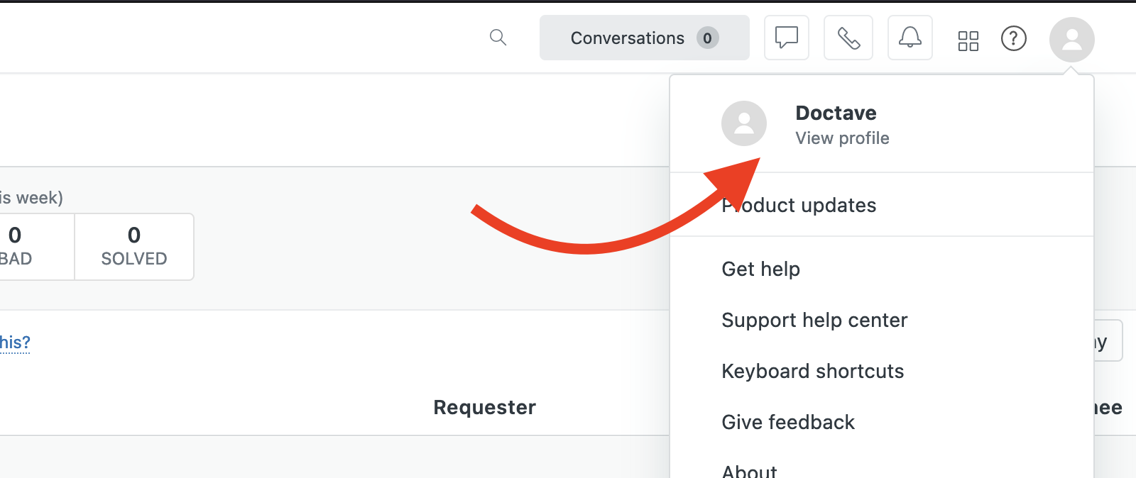 Zendesk profile