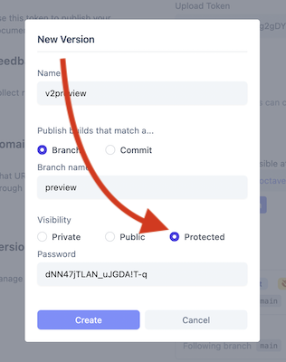 Password protected version