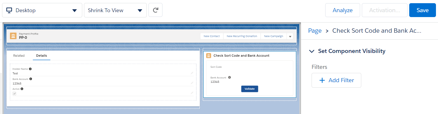 Add filter for LWC visibility