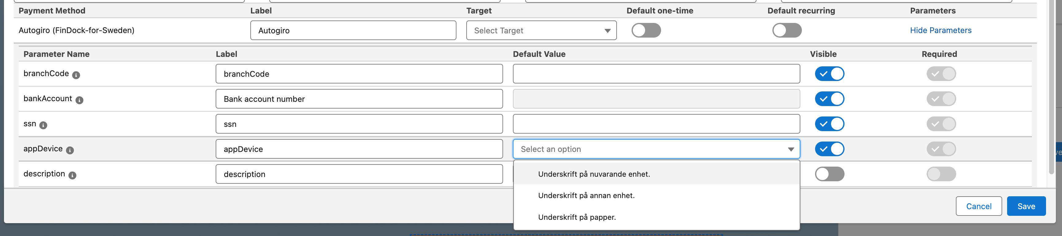 Paper signature option for e-mandates