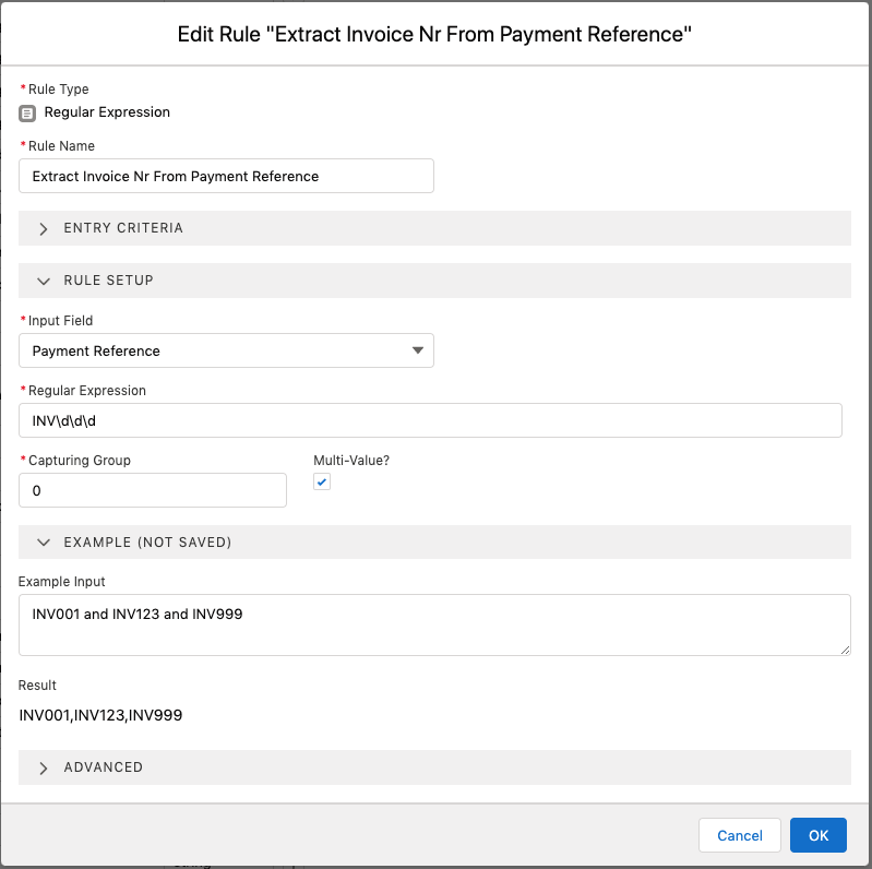 Guided Matching regular expression