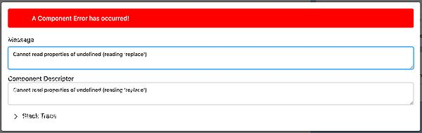 LWC error on schedule run