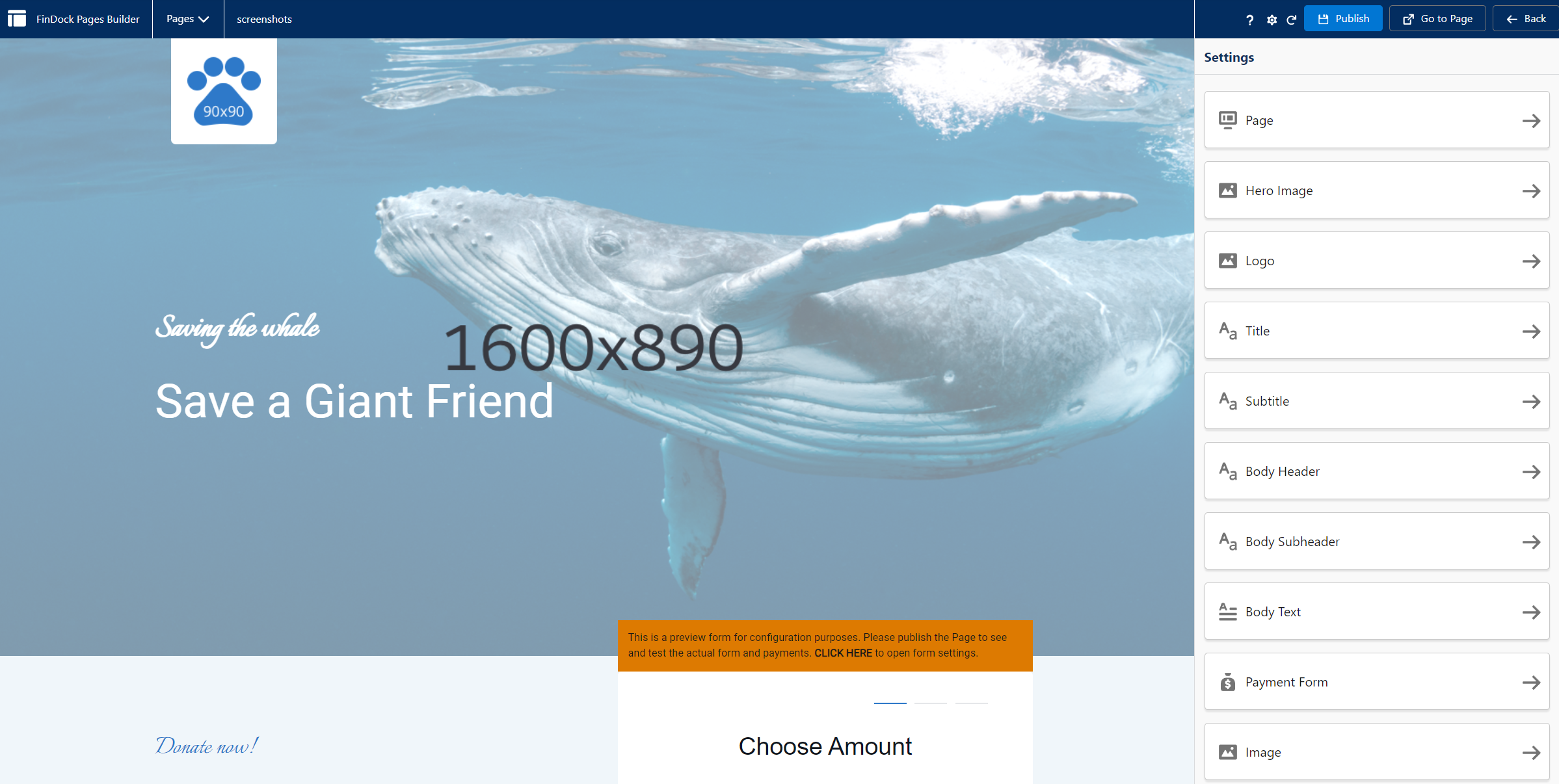 Page Builder overview