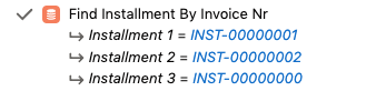 Guided Matching query with multiple results