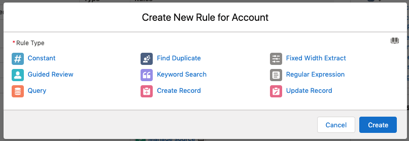 Rule selector