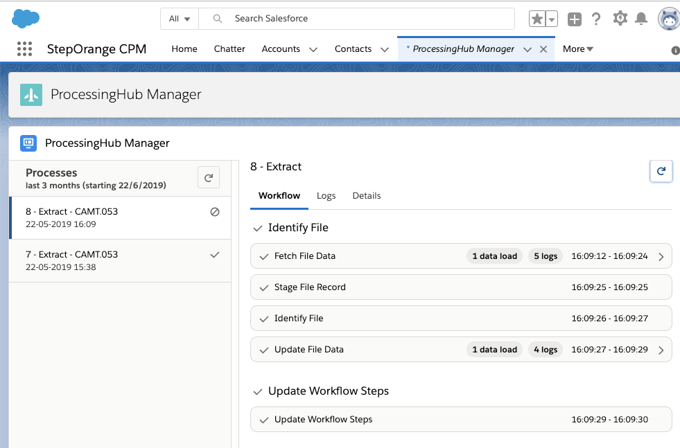 ProcessingHub Manager