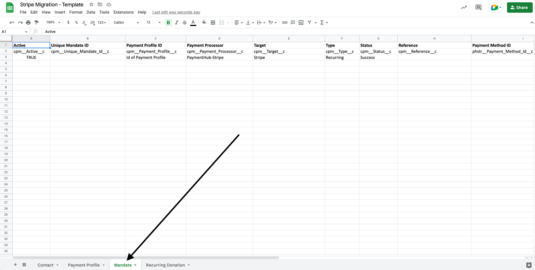 Stripe migration template