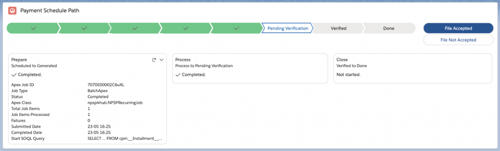 Payment Schedule Path