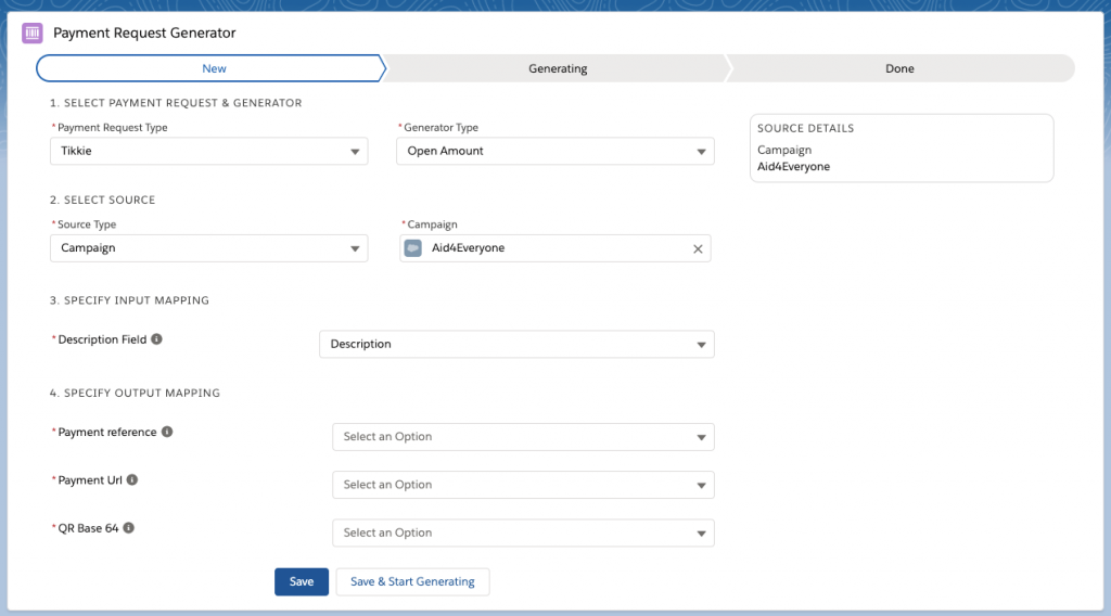 Payment Request Generator Tikkie