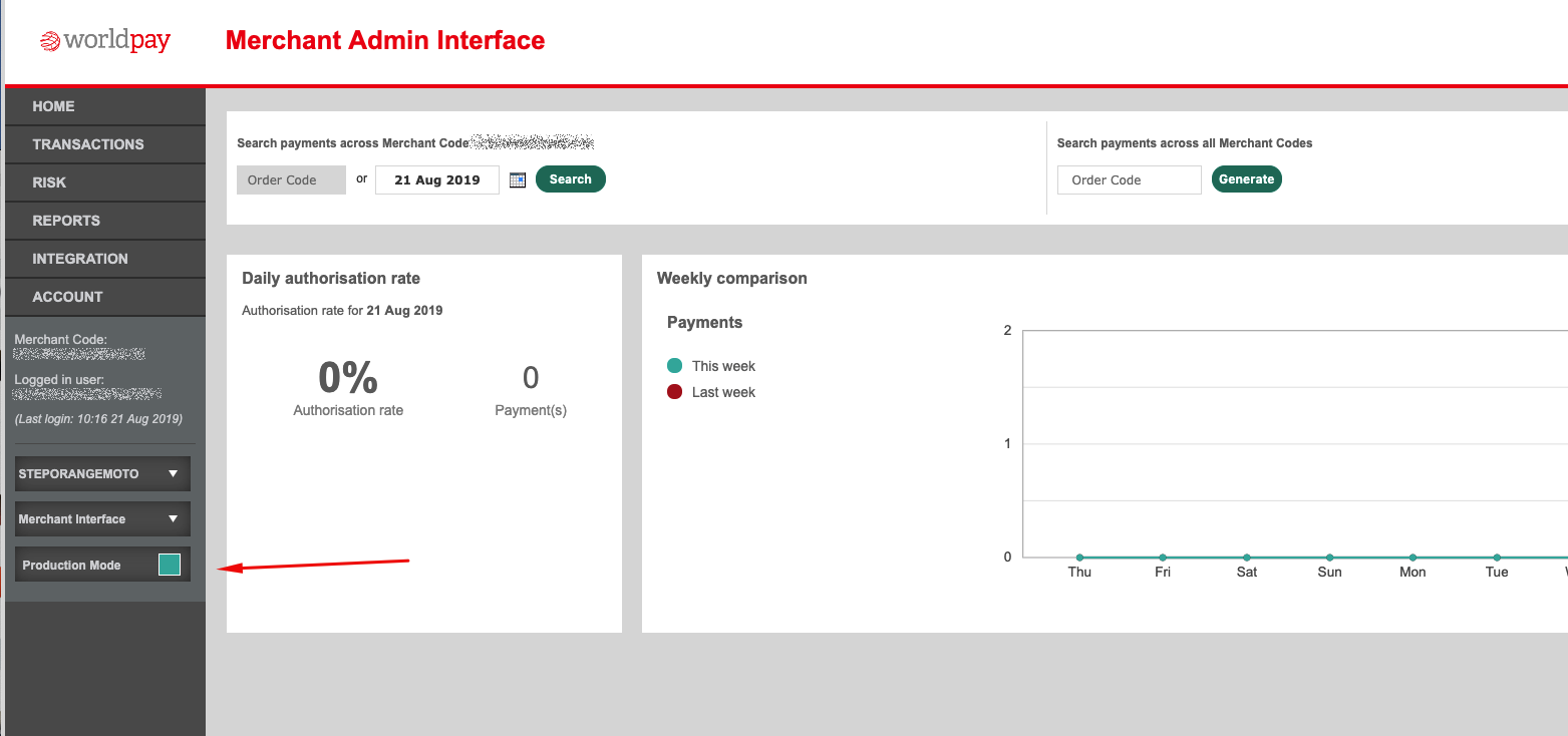 Activate production mode