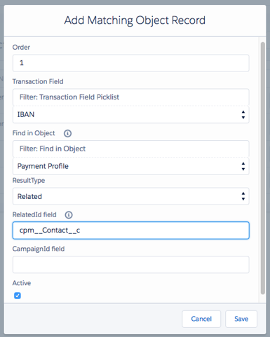 Manual Review finding contact based on IBAN