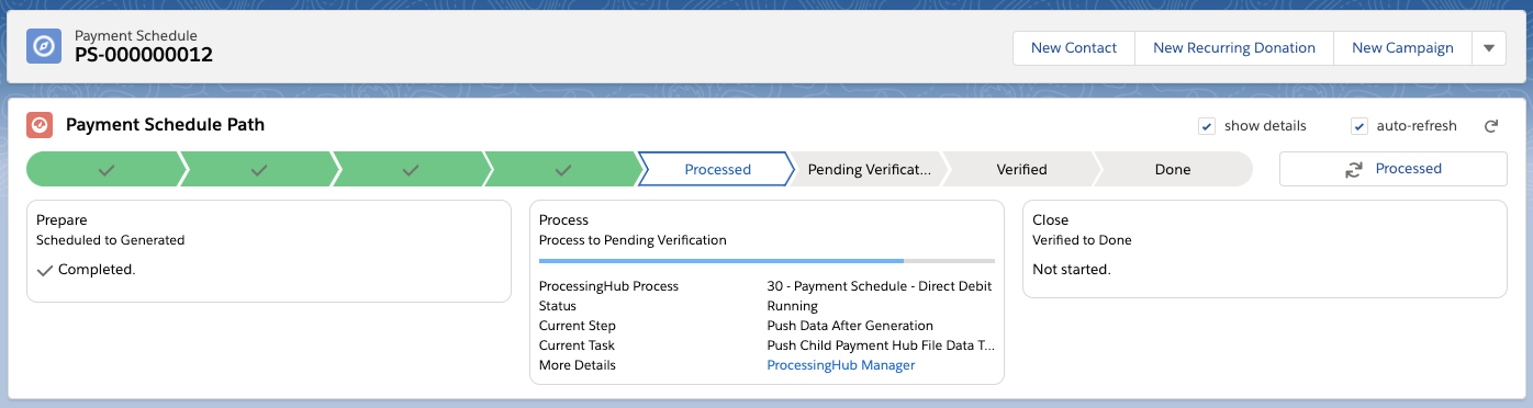 Payment Schedule Path