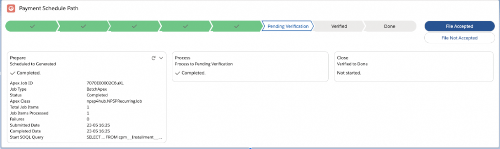 Payment Schedule Path