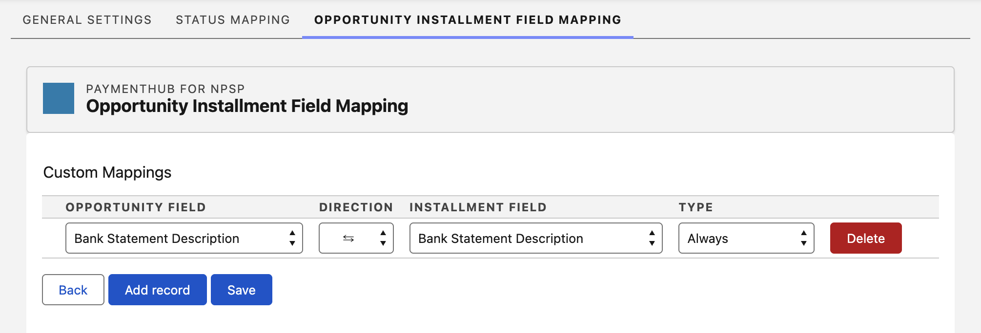 Field mapping