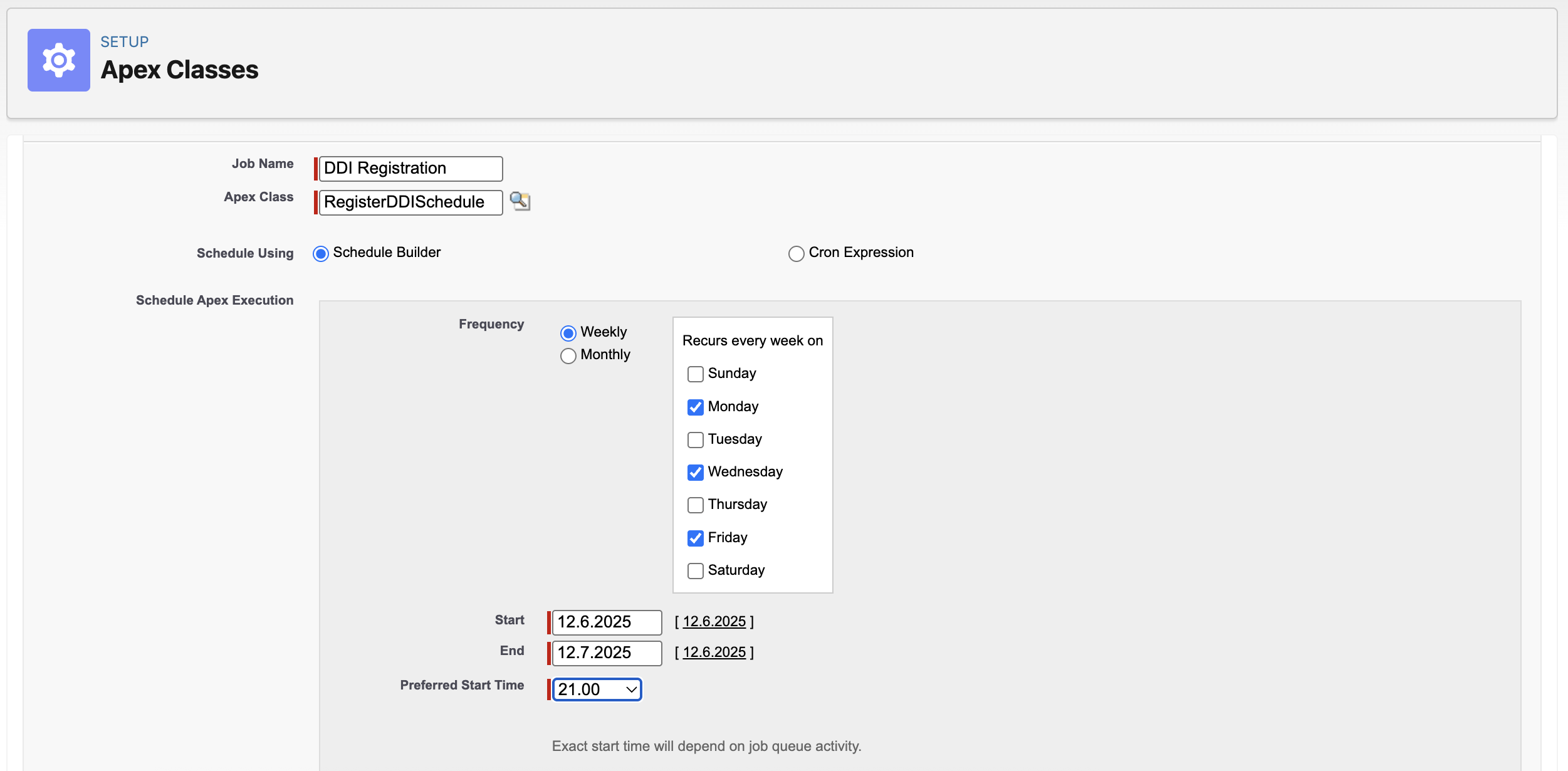 SmartDebit schedule Apex Class