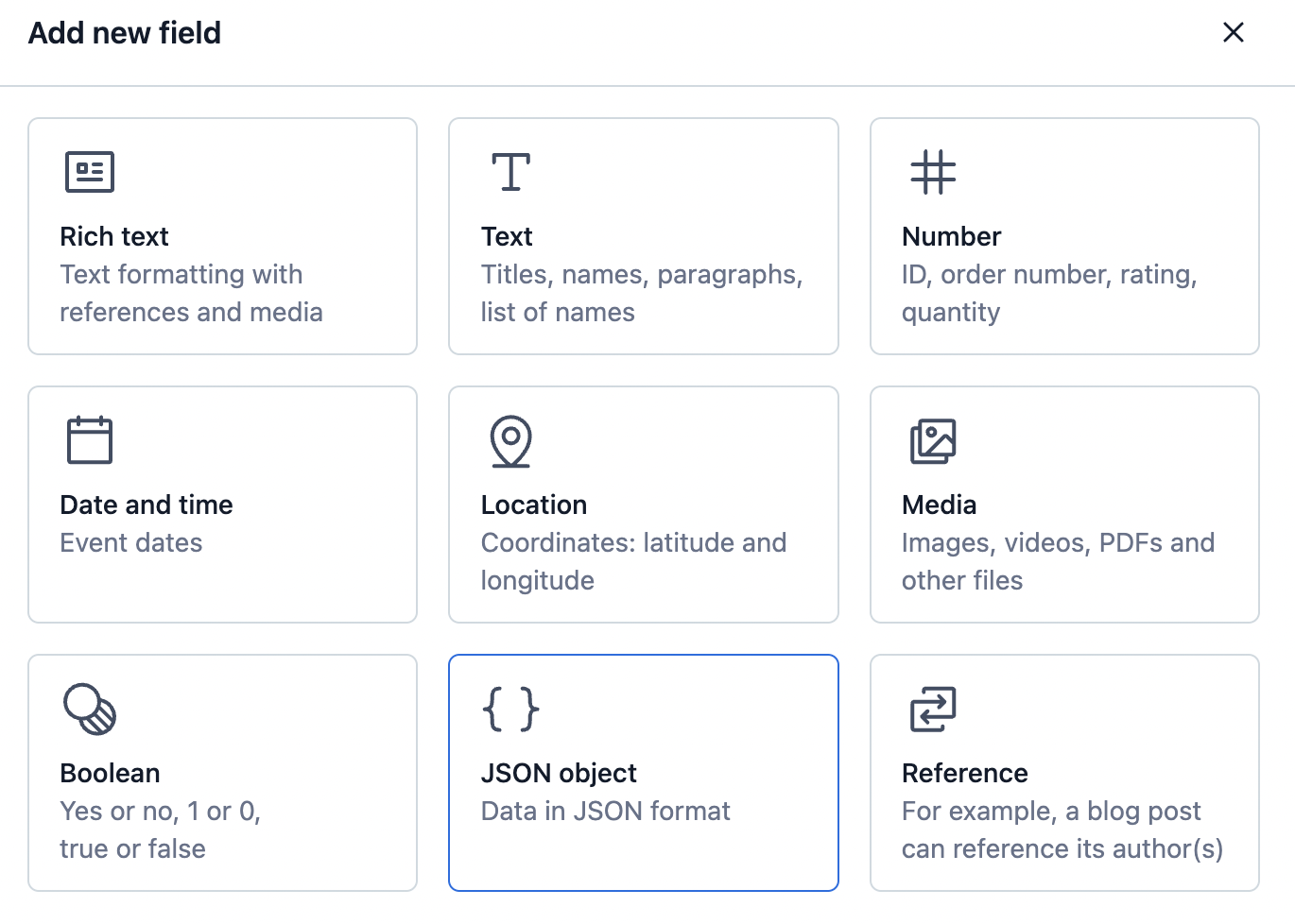 Selecting the JSON object