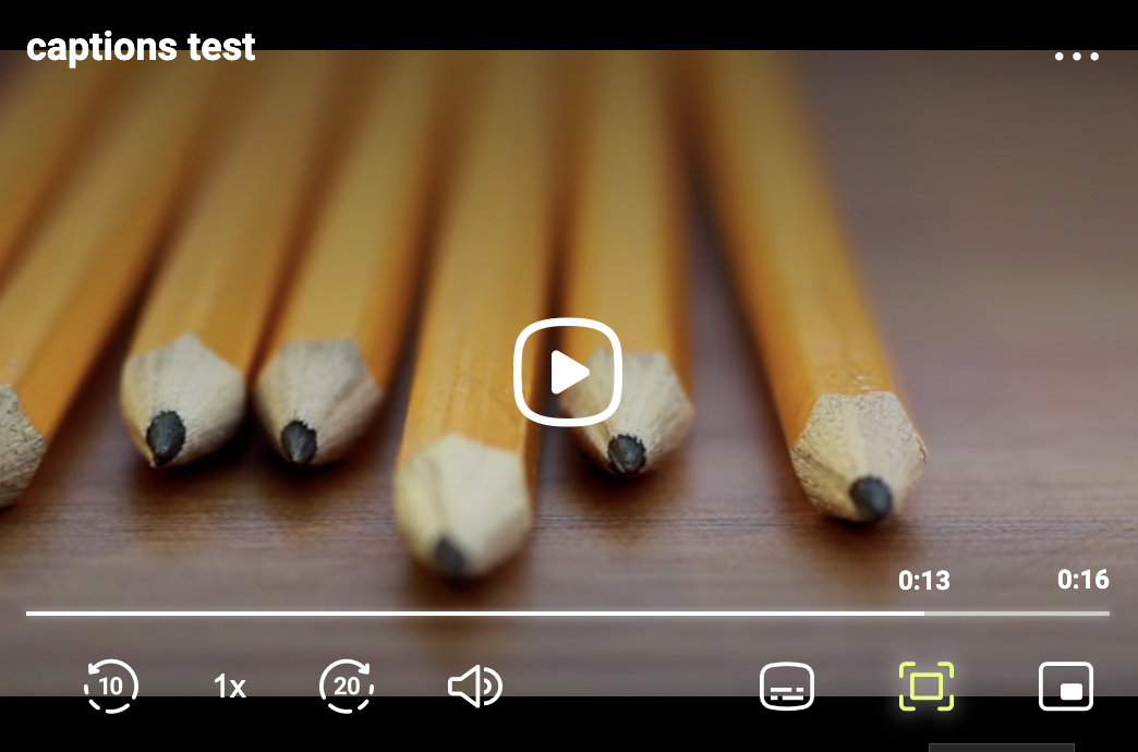 Setting the player control hover color