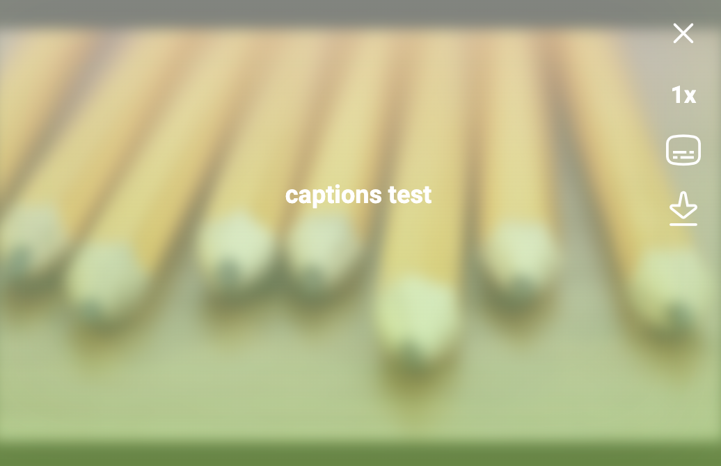 Setting the player's lower 50% background color