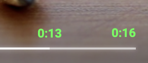 Setting the timer text color